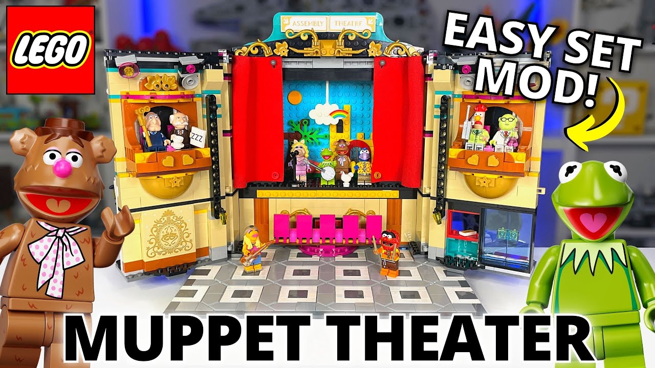 Creating Muppets Theater Out Of LEGO! Easy Set MOD You Need To Try!