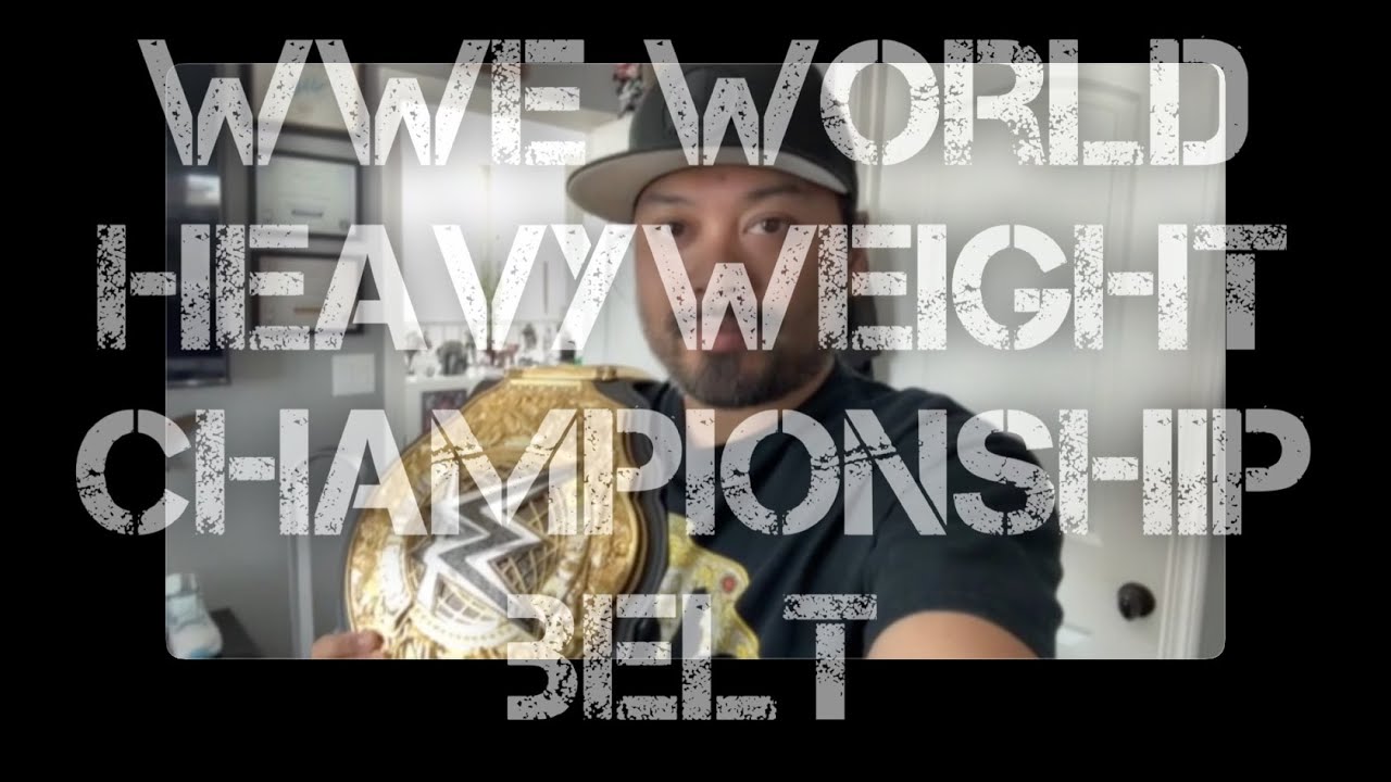 WWE World Heavyweight Championship Title Belt