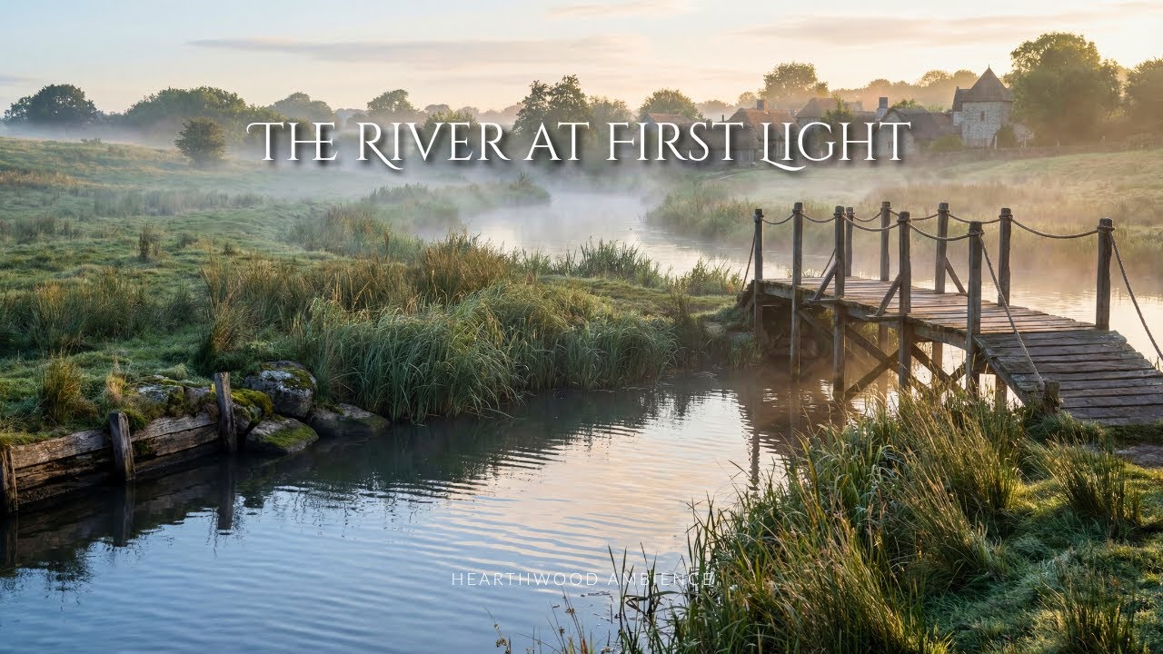 Medieval Music for Meditation & Study | The River at First Light (Calm Fantasy Ambience)