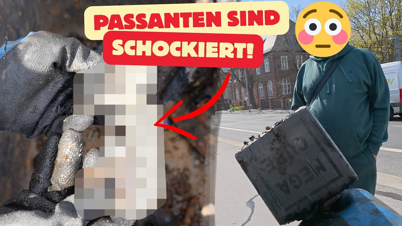 PASSANTEN sind SCHOCKIERT, was WIR vor DEREN HAUST&Uuml;R im FLUSS FINDEN!!!😱😳 / Gebr&uuml;der Lange