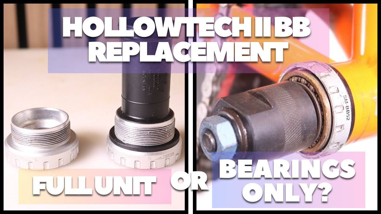 Руководство по замене Shimano Hollowtech II: только подшипники или полная каретка?