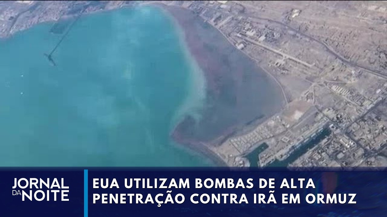 EUA utilizam bombas de alta penetração contra bases do Irã em Ormuz