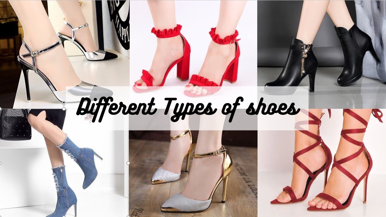10 different types of shoes for girls with names