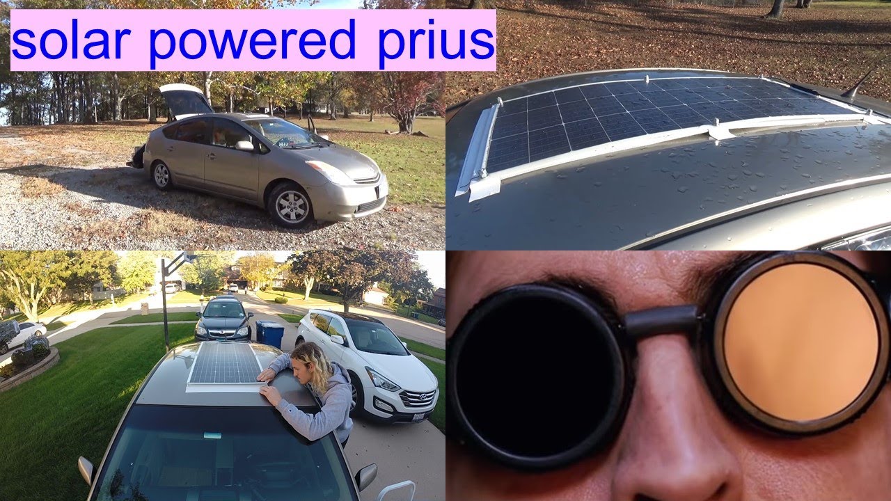 КАК УСТАНОВИТЬ СОЛНЕЧНУЮ ПАНЕЛЬ НА TOYOTA PRIUS (кемпер)