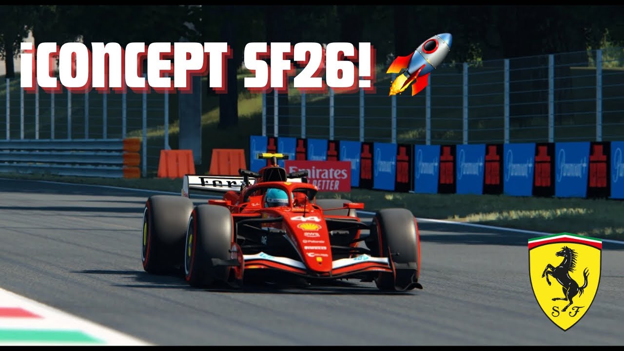 Nuevo Ferrari SF-26!!🔥 | Concepto de nueva livery en carrera