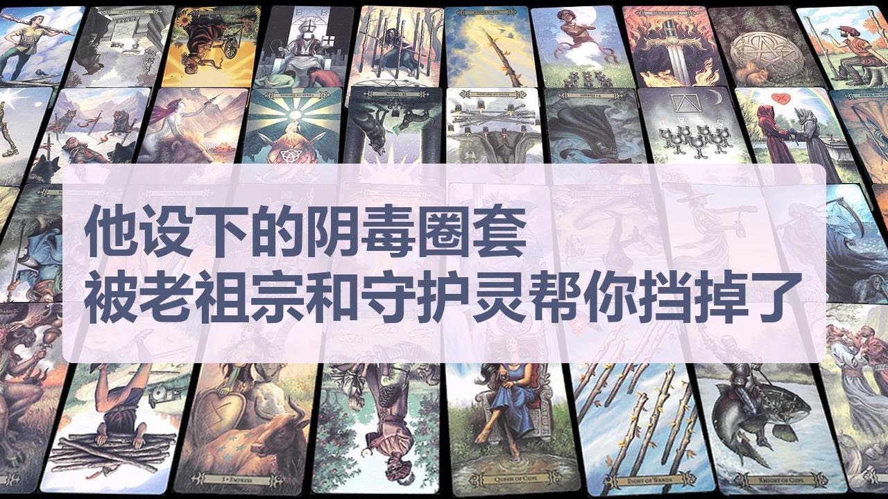 Tarot✨他设下的阴毒圈套，被老祖宗和守护灵帮你挡掉了