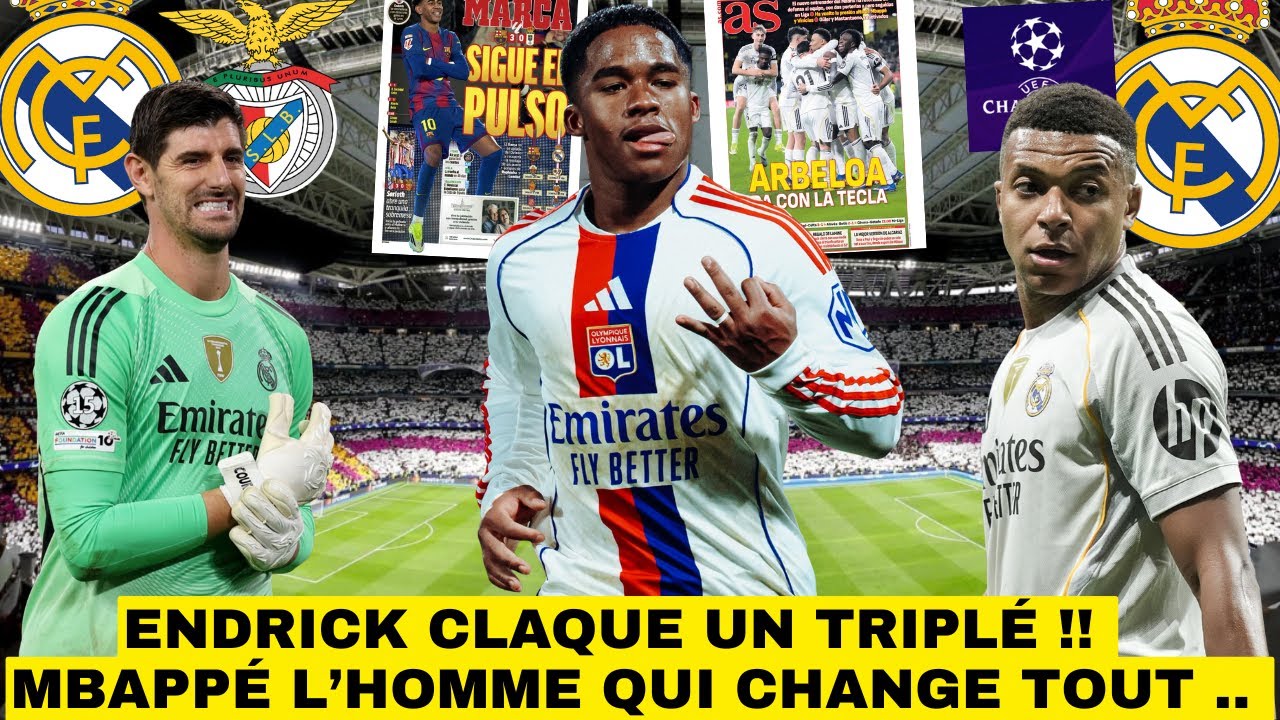 🚨ENDRICK REND FOU LA LIGUE 1 TRIPLÉ 🔥/ MBAPPÉ L'HOMME QUI DÉBLOQUE LES SITUATIONS !! / DÉFENSE 👍🏻