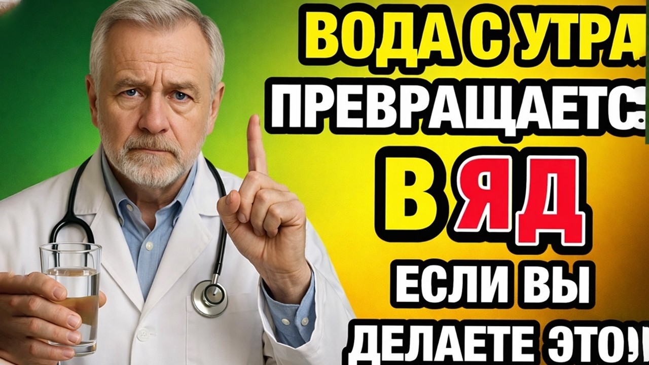 После 60 лет: не делайте эту распространённую ошибку при питье воды утром