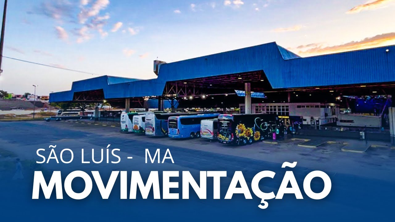 movimentação na rodoviária de São Luís - MA OS GIGANTES DO MARANHÃO