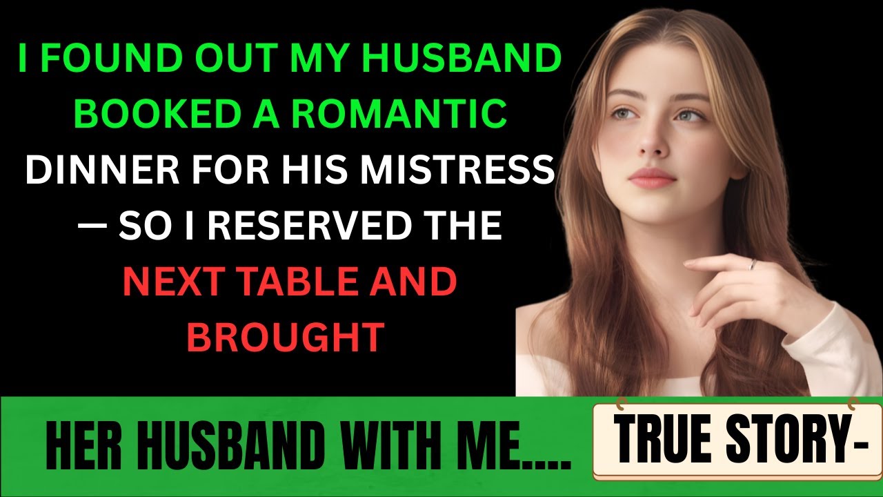 I Reserved The Table Next To My Husband’s Affair Dinner—And Brought Her Husband With Me