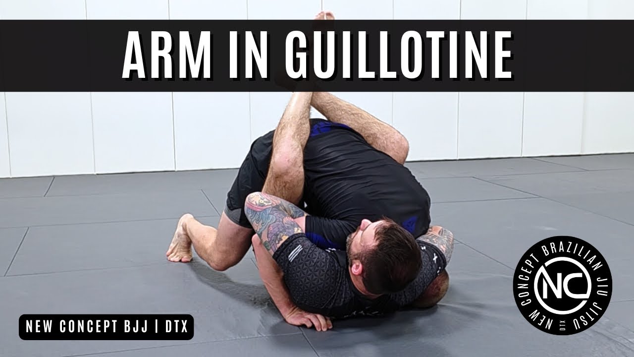 New Concept BJJ | Arm In Guillotine | NoGi Caleb Flippin