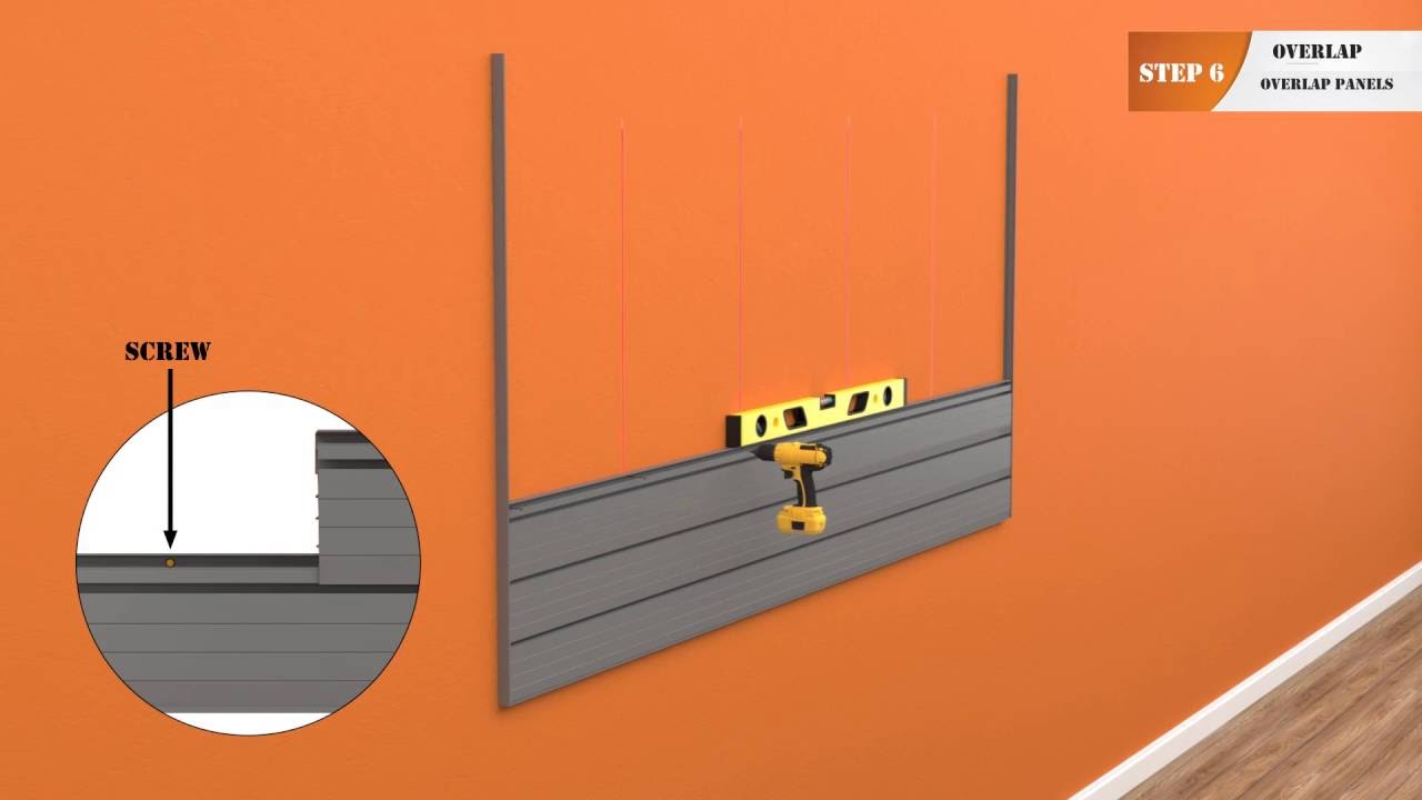 Slatwall Installation Animation