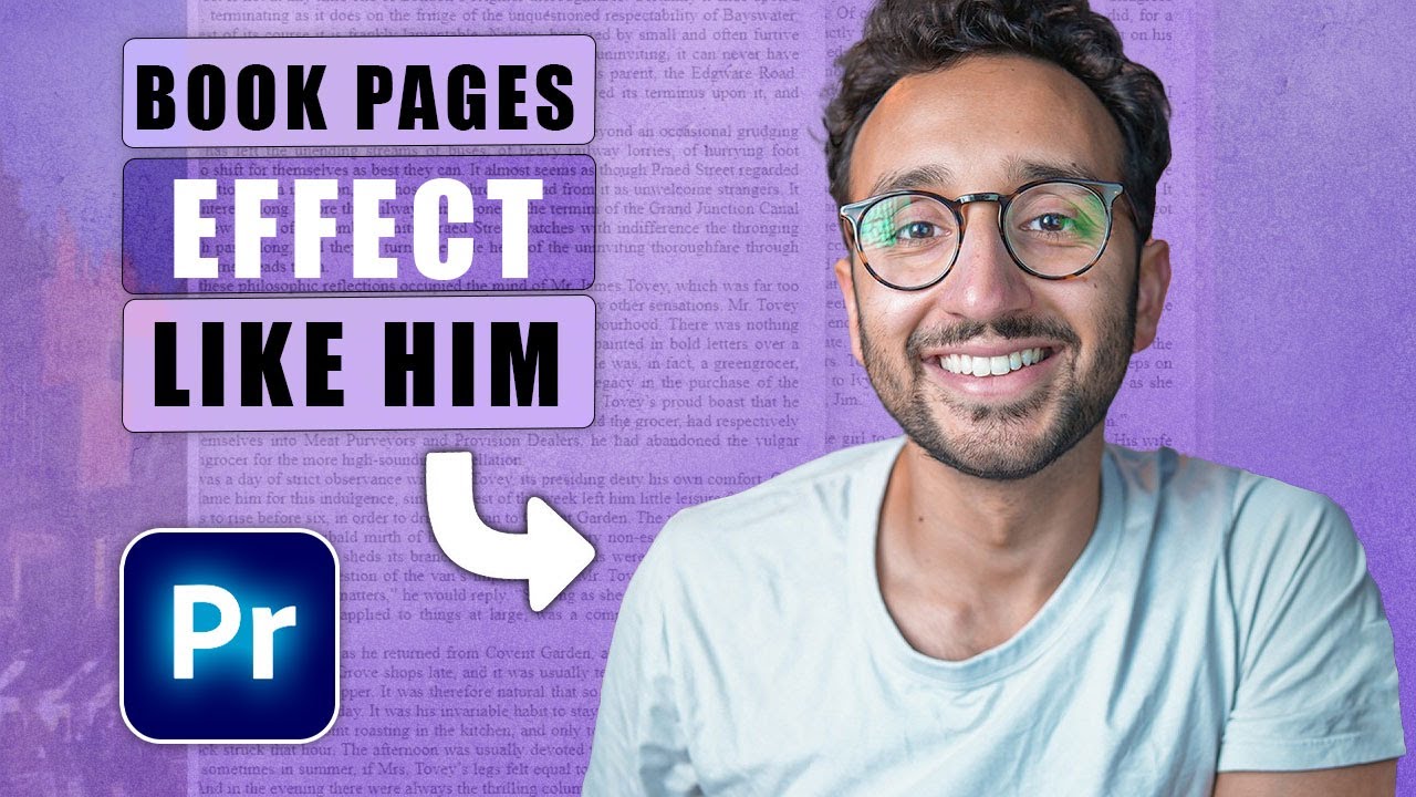 BOOK PAGES Effect Like Ali Abdaal in Premiere Pro
