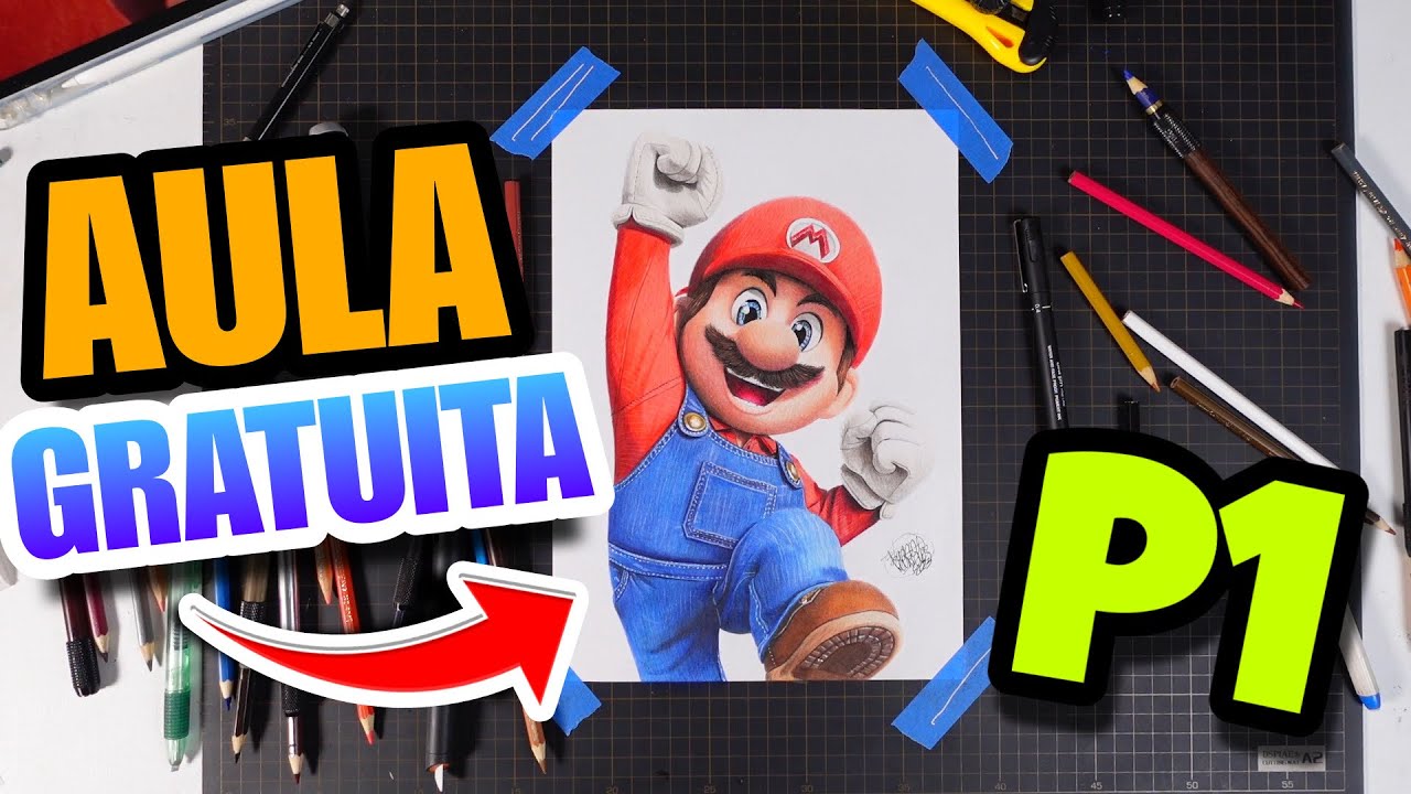 Como Desenhar O Mario Parte 1