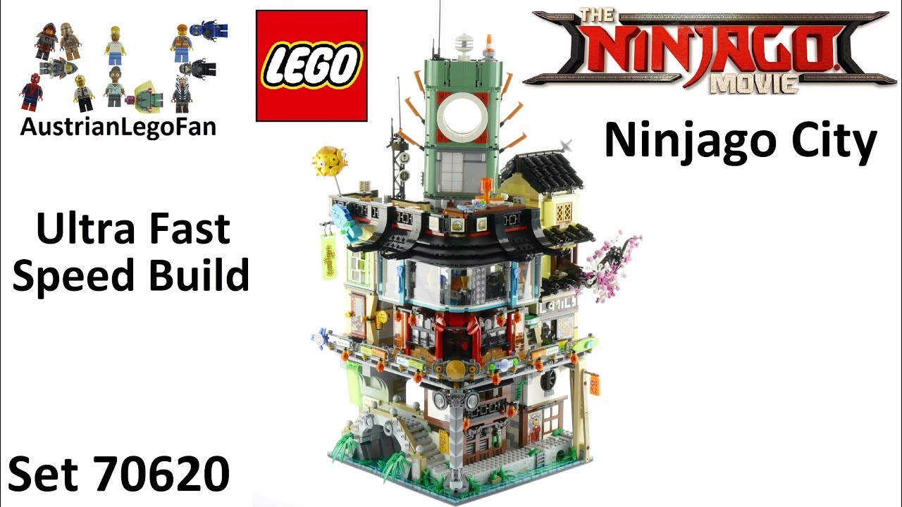 Ultra Fast Speed Build Lego Ninjago Movie 70620 Ninjago City