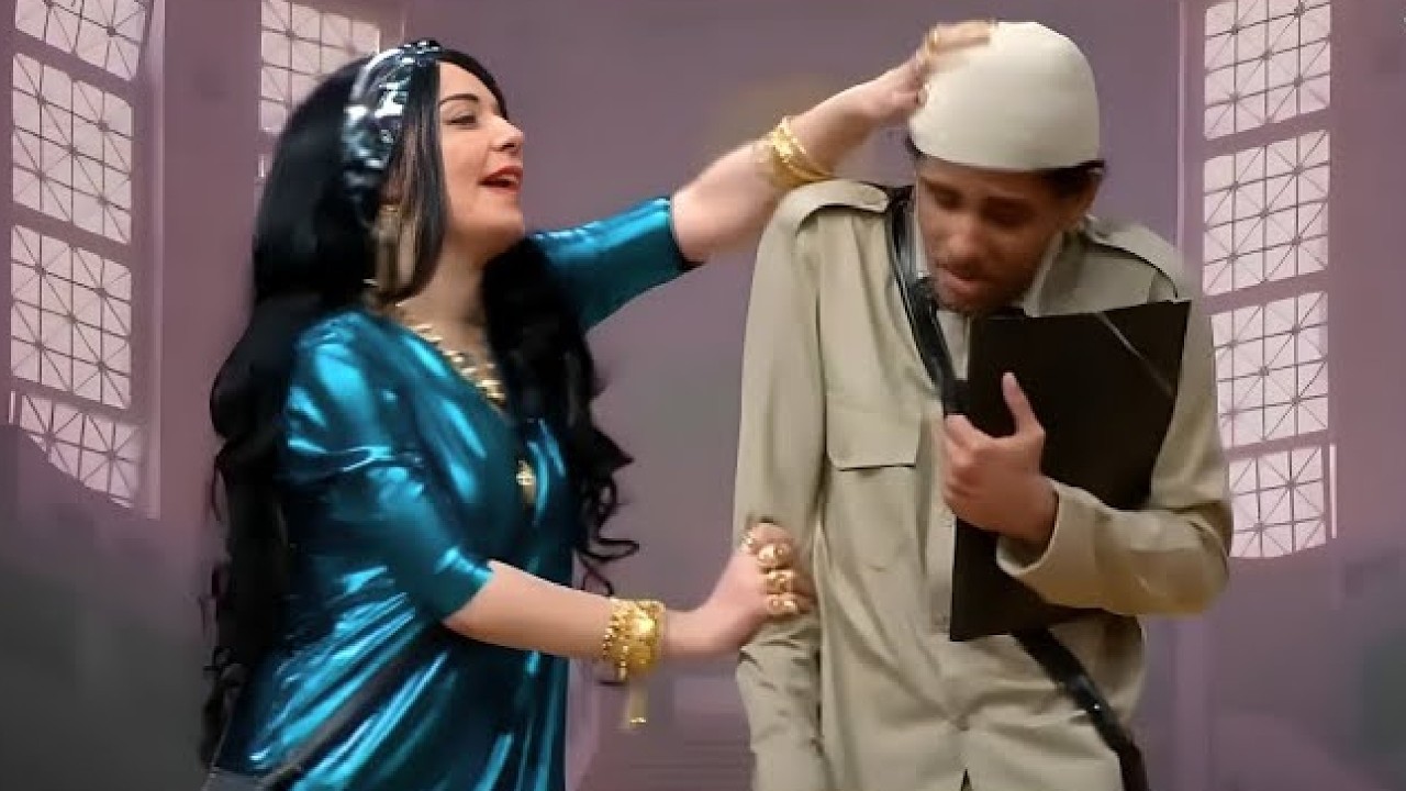 لما مش عارف تمثل جايب مراتك تشتغل معاك ليه 😂😂 | مش هتبطل ضحك من حمدي المرغني و سارة درزاوي