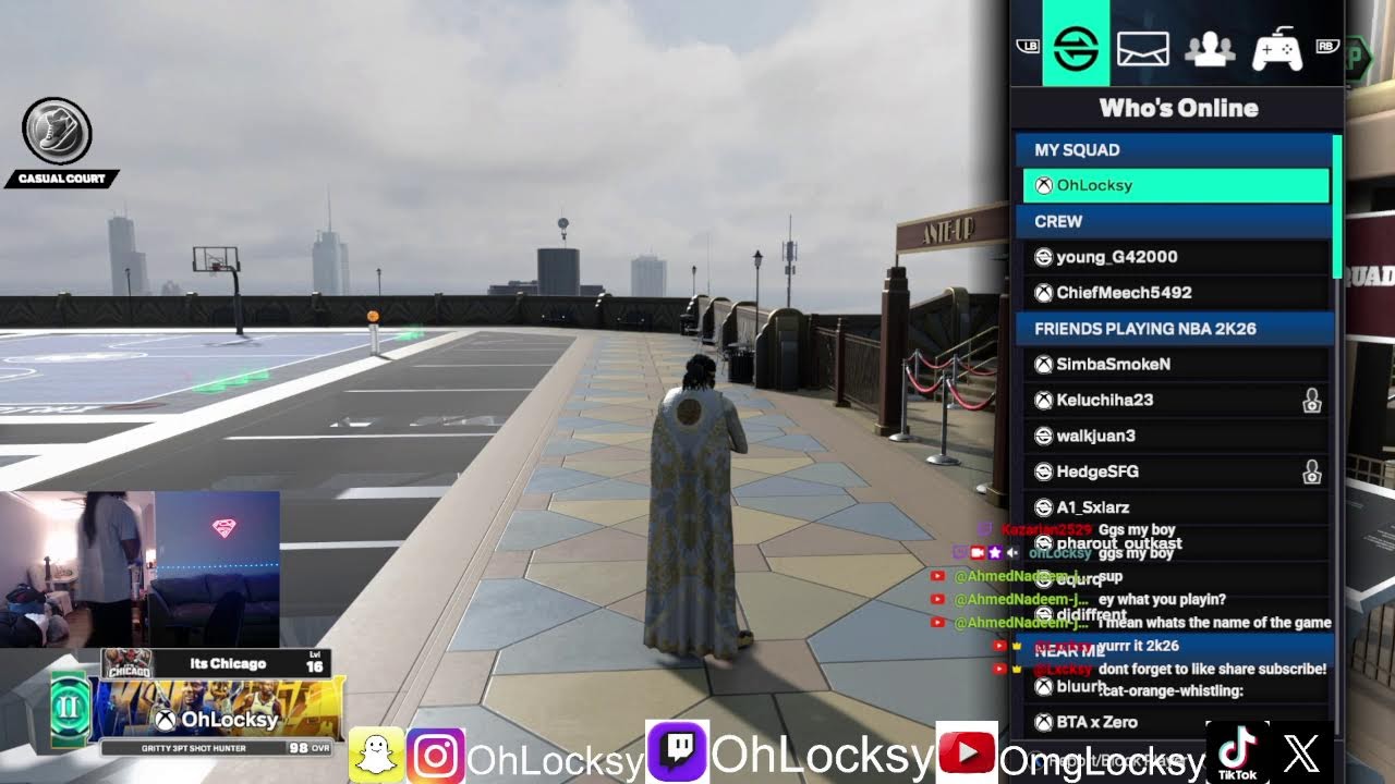 2k in the Am OhLocksy Live 🎊🏆 \WSocials