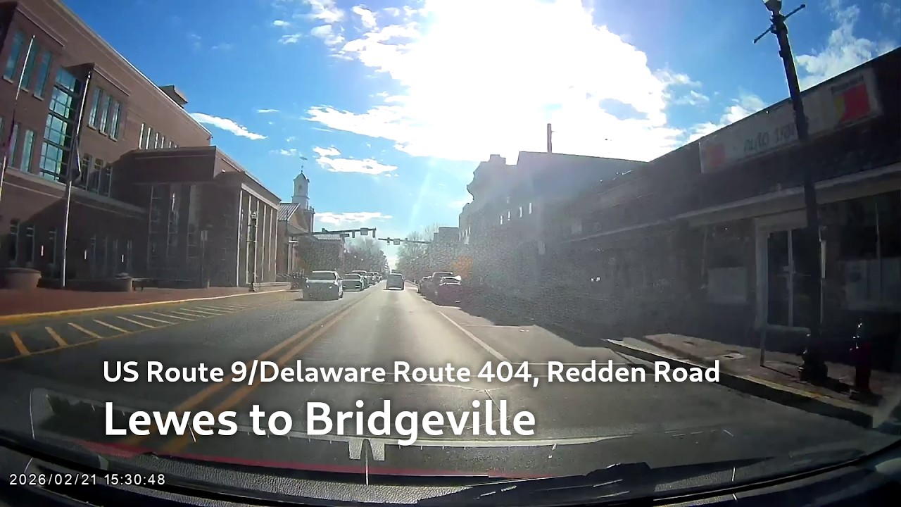 US-9/DE-404, Redden Road: Lewes to Bridgeville