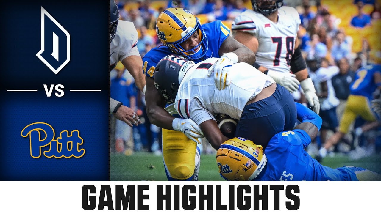 Duquesne Dukes vs. Pittsburgh Panthers Game Highlights | 2025 ACC Football