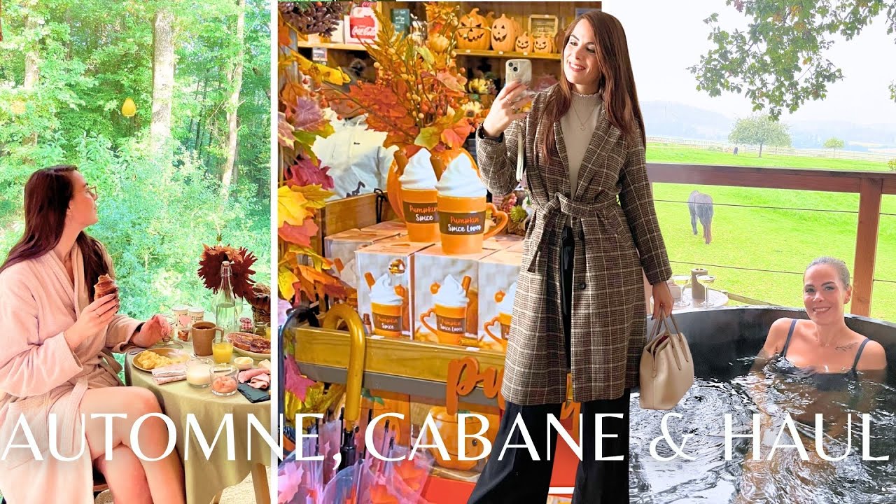 SÉJOUR MAGIQUE dans la forêt / Shopping d'AUTOMNE /  HAUL brocantes / RECETTES et bonnes adresses