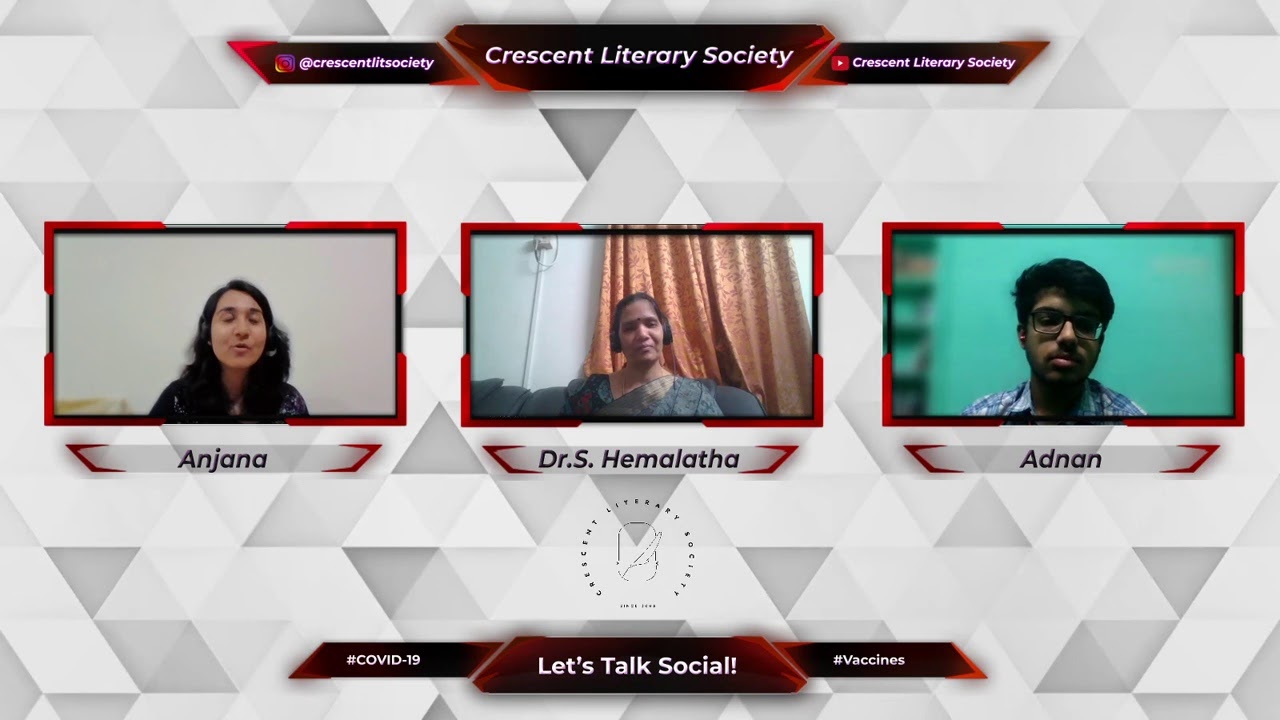 Covid-19 and Vaccination | Let's Talk Social - S02E05| Crescent Literary Society