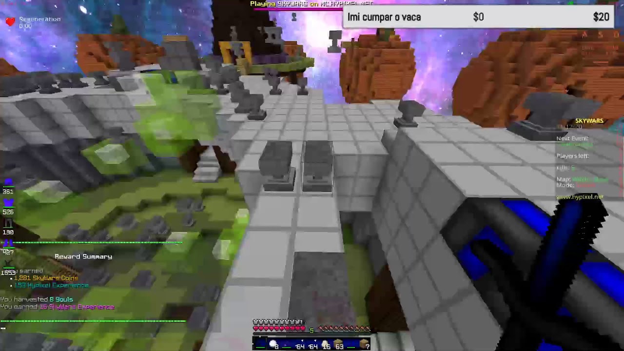 dau rage pe skywars | Minecraft Hypixel Romania
