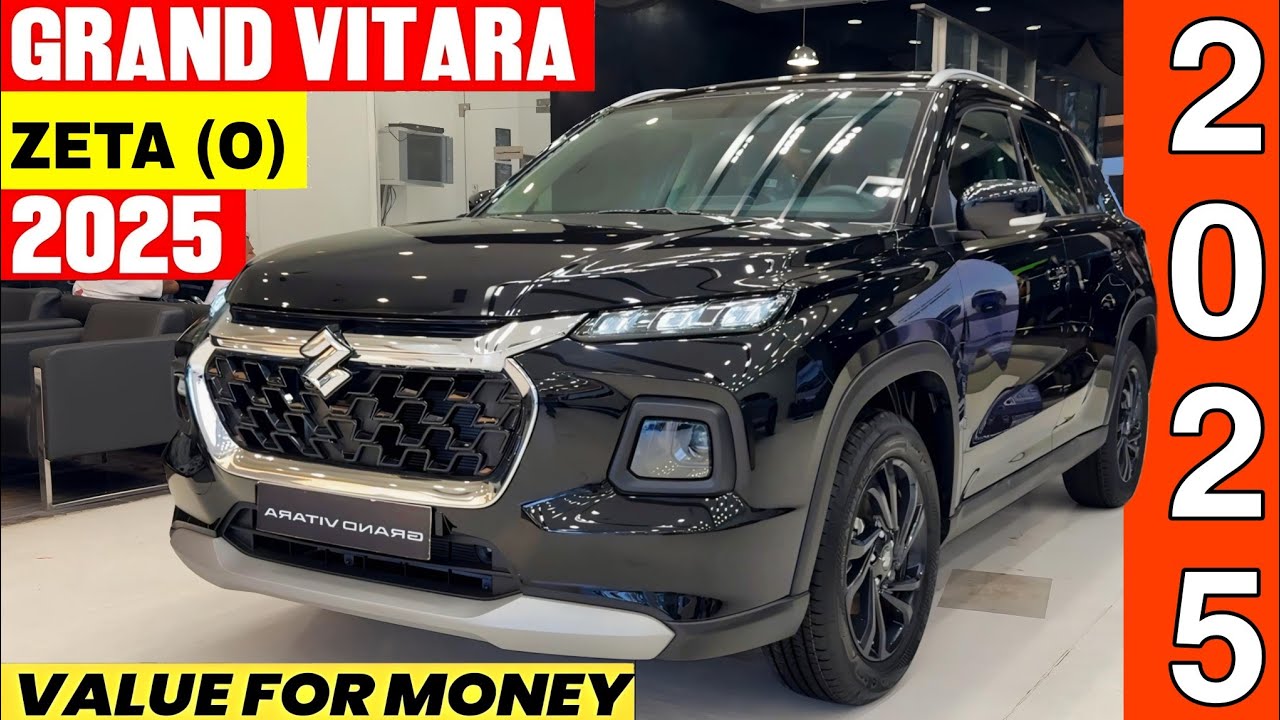 2025 New GRAND VITARA  Zeta (O) Updated New  Model Black Colour || Grand Vitara 2025 Detailed Review