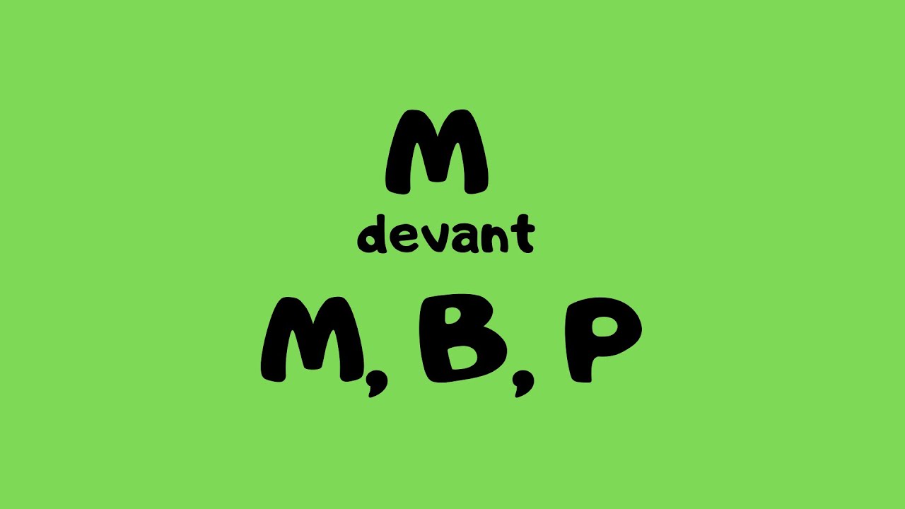 M devant M, B, P