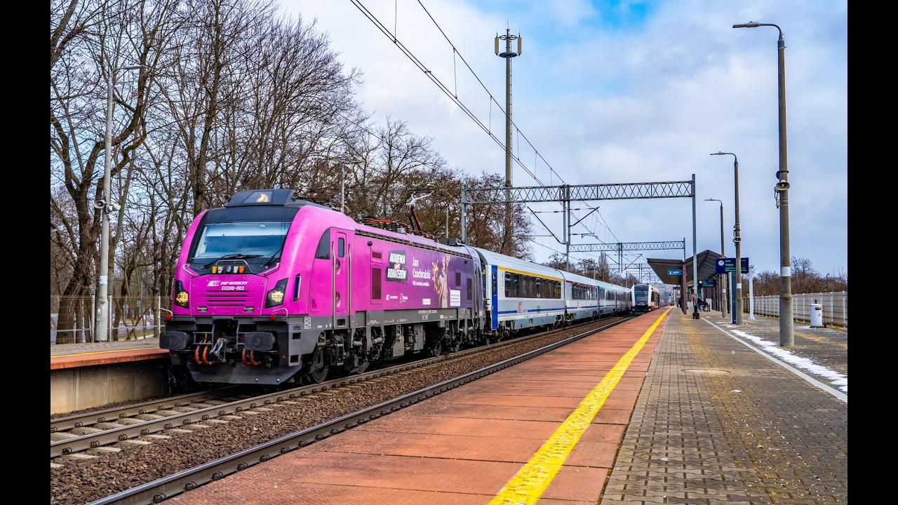 [PKP Intercity] Griffiny EU200 z pociagami EIC na wielkopolskich torach
