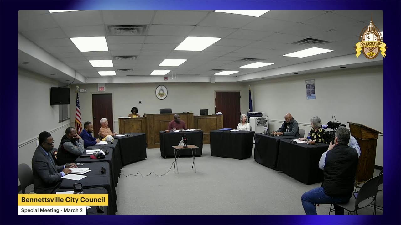 Bennettsville City Council Meeting