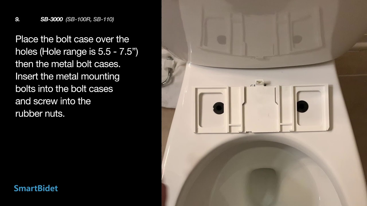 Models SB-3000, SB-110, SB-100R SmartBidet&trade; Installation