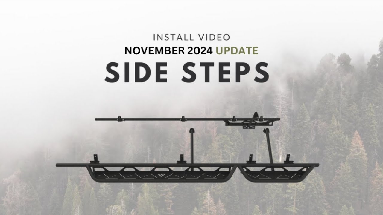 Install Video UPDATE // Vanspeed Sprinter Side Steps