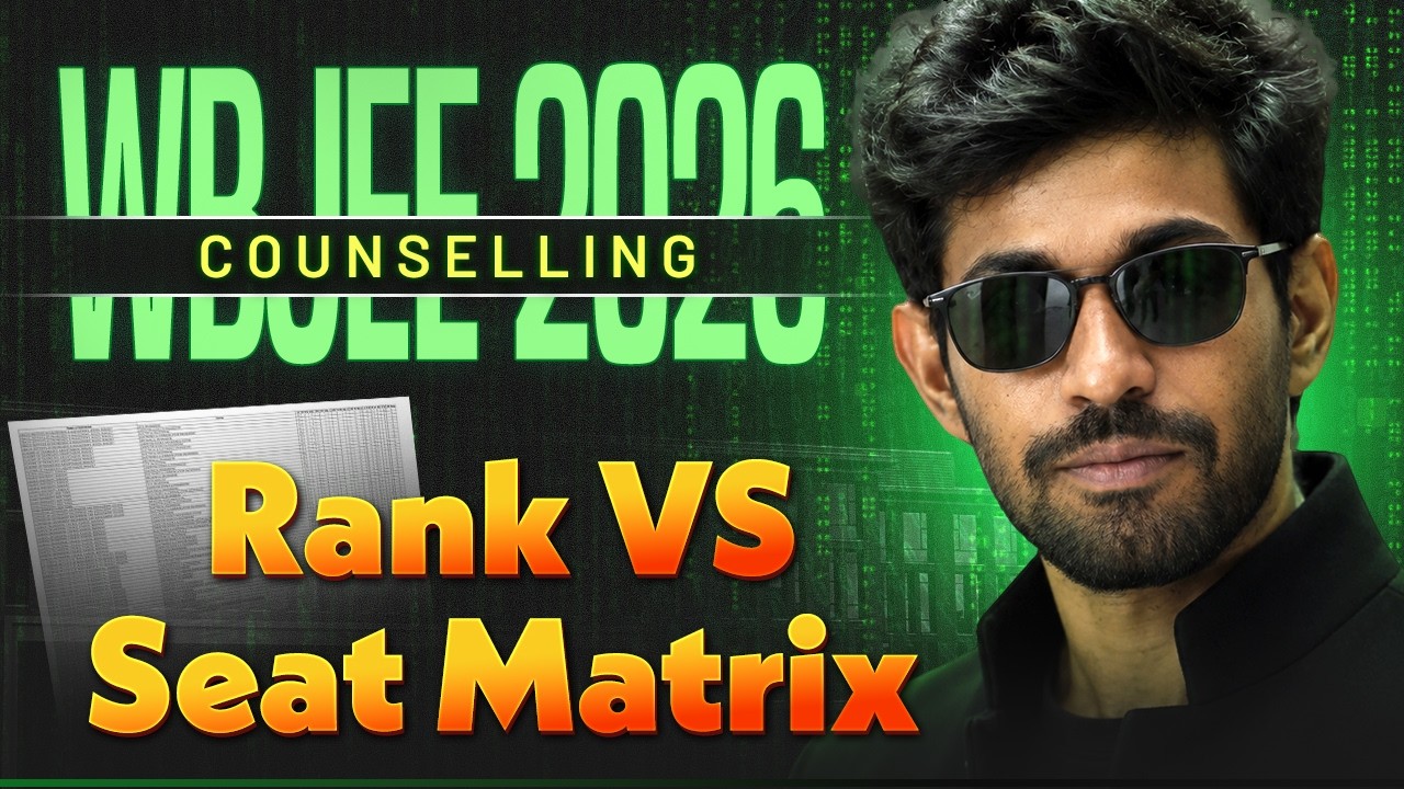 WBJEE Counselling 2026 Rank vs Seat Matrix 🔥 Best College at Your Rank | Full Analysis