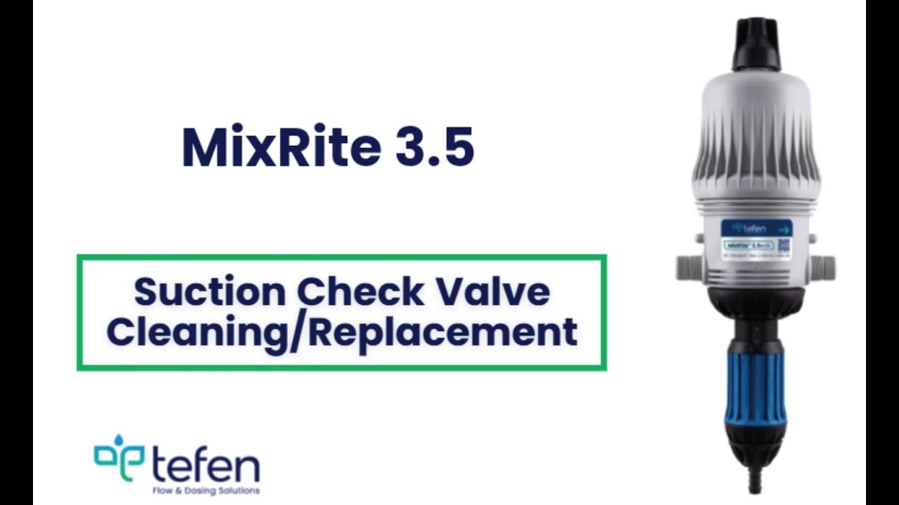 MixRite 3 5   Suction check valve