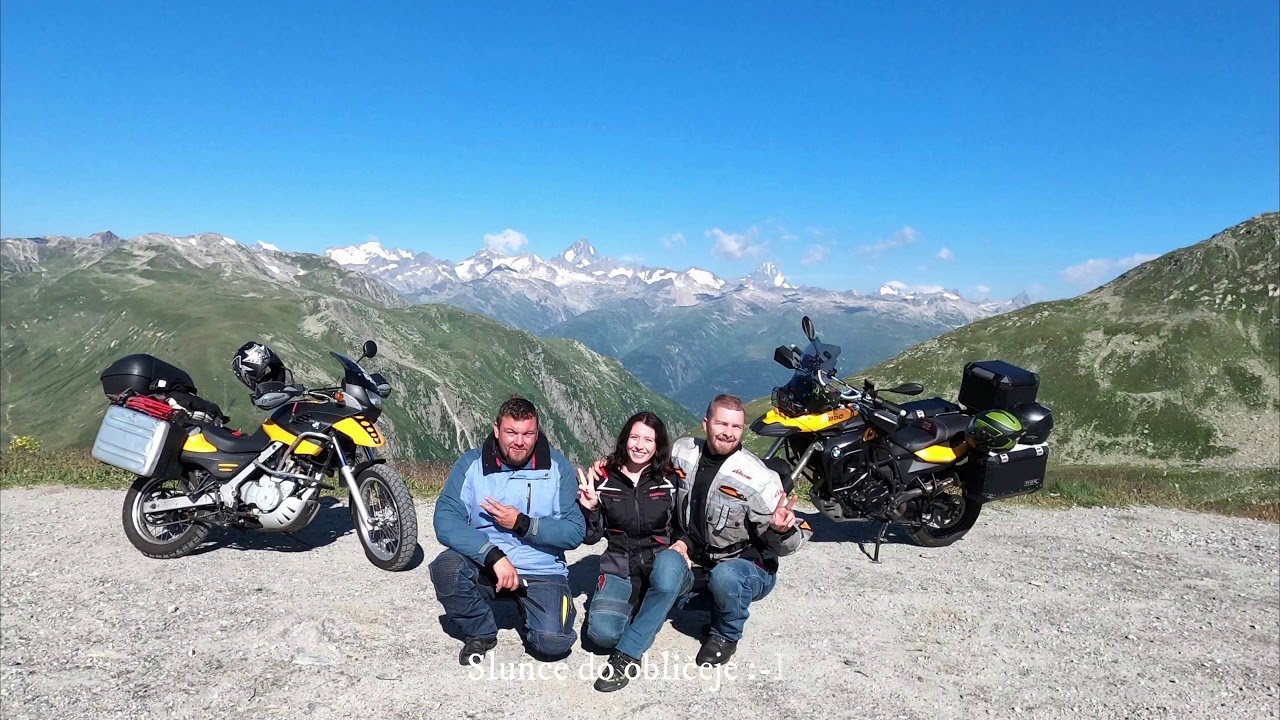 Nufenen pass - Švýcarsko 2020 (BMW F800 GS)