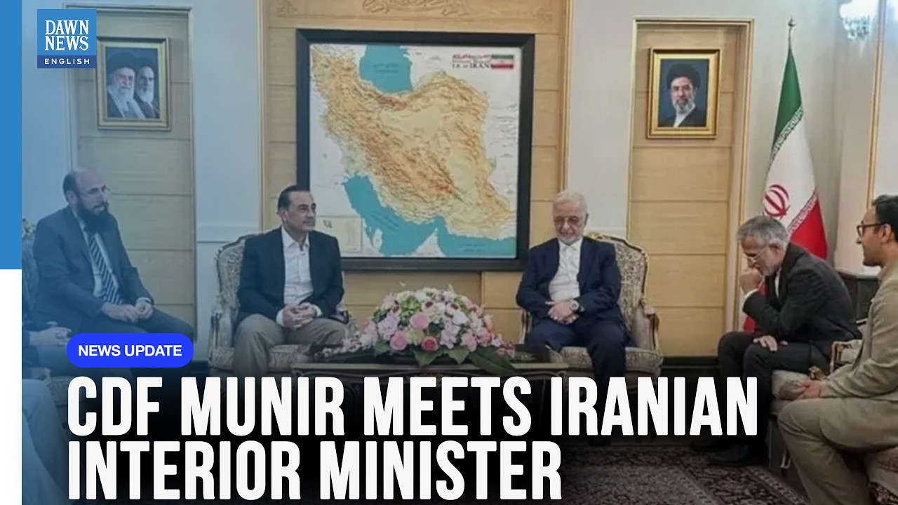 CDF Munir Meets Iran&rsquo;s Interior Minister in Tehran as Pakistan Pushes for Regional Peace