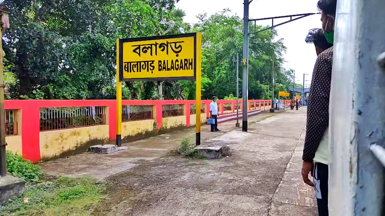 Uncut Train Journey Bandel to Balagarh Local Train Journey