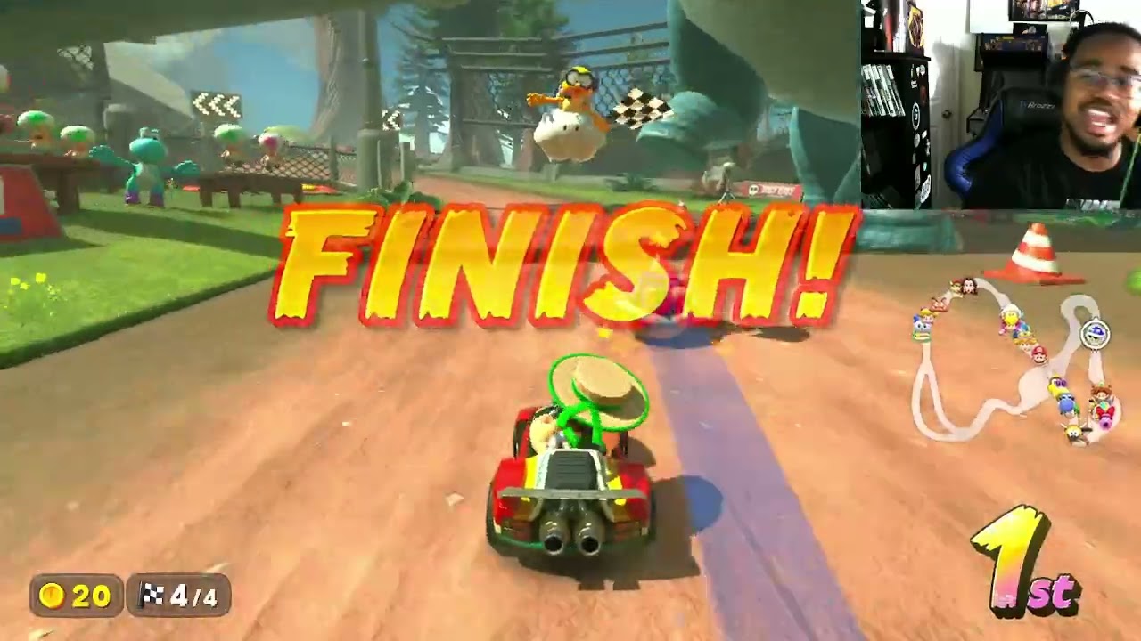 E-Gamecave ft Masterchiefmarioking93 2nd half of my walkthrough on Mario Kart World 50cc grand prix.