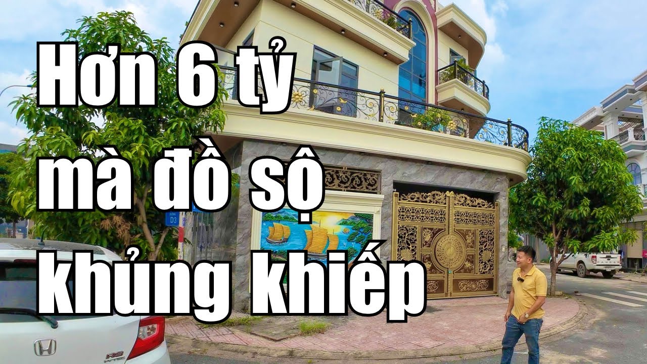 Khiếp ! Biệt thự hơn 6 tỷ đẹp lung linh mà còn ngay trung tâm