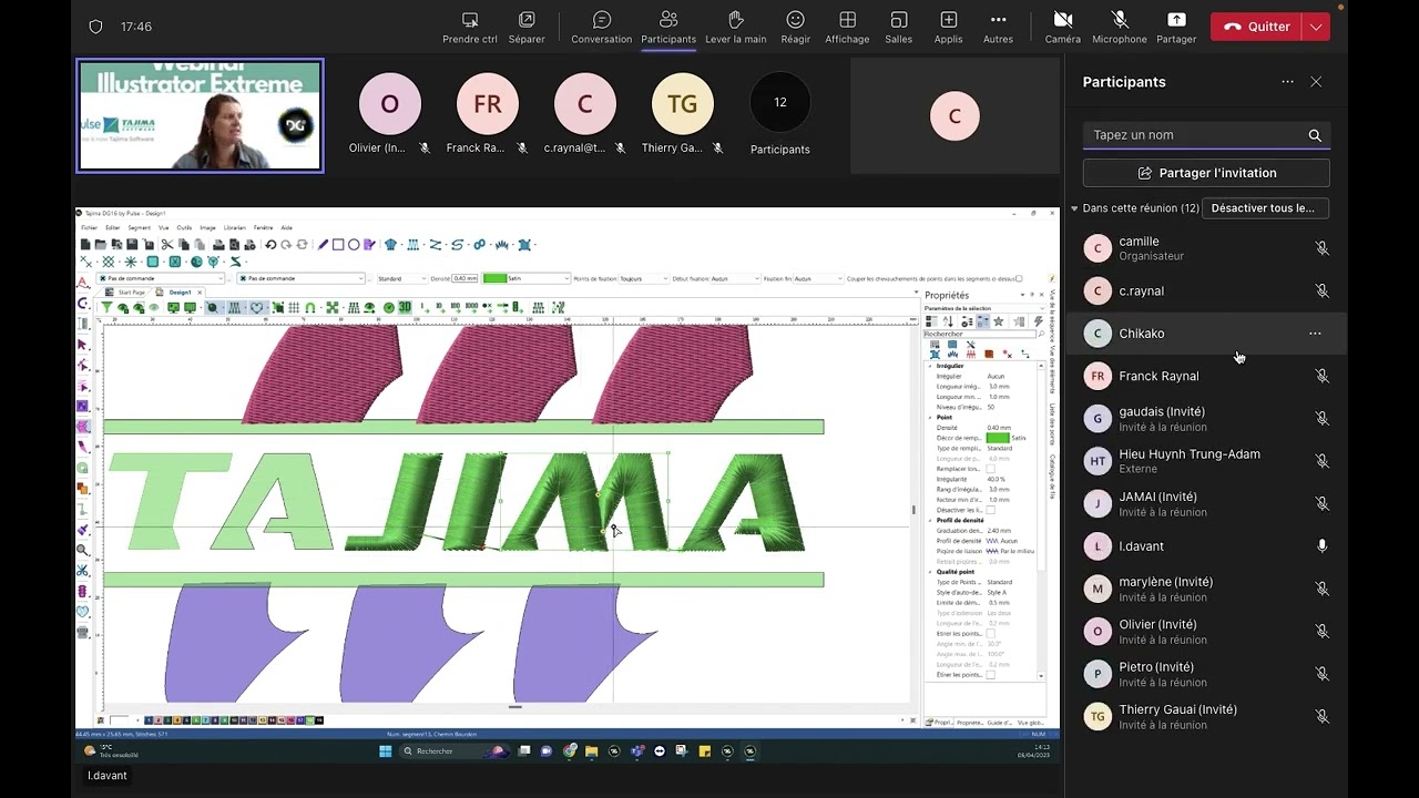 TAJIMA SOFTWARE - Webinar Illustrator Extreme