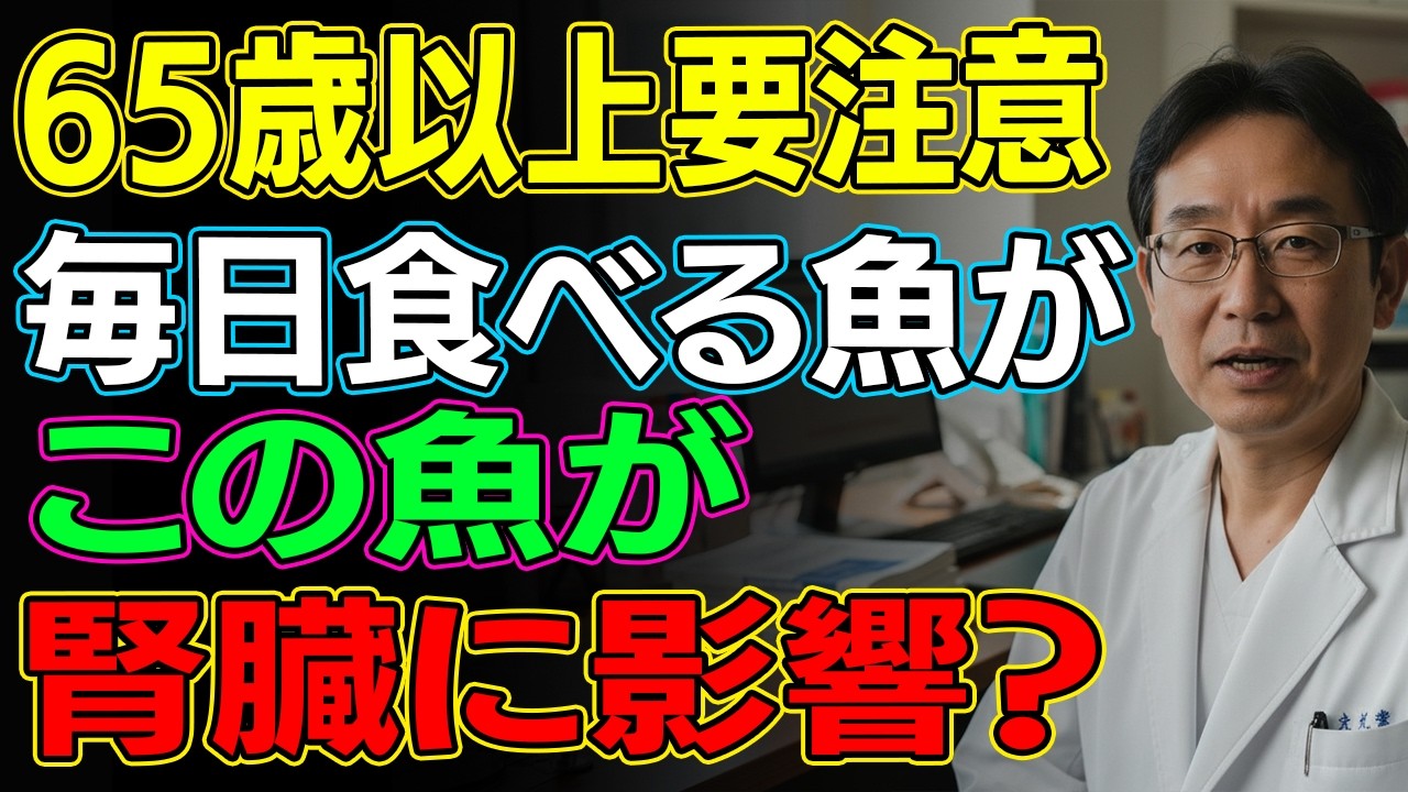 【医師解説】65歳以上の方へ知らずに食べ続けると腎臓に影響しやすい魚の特徴