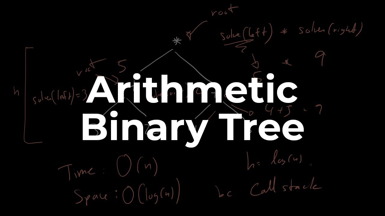 Arithmetic Binary Tree | Data Structures & Algorithms