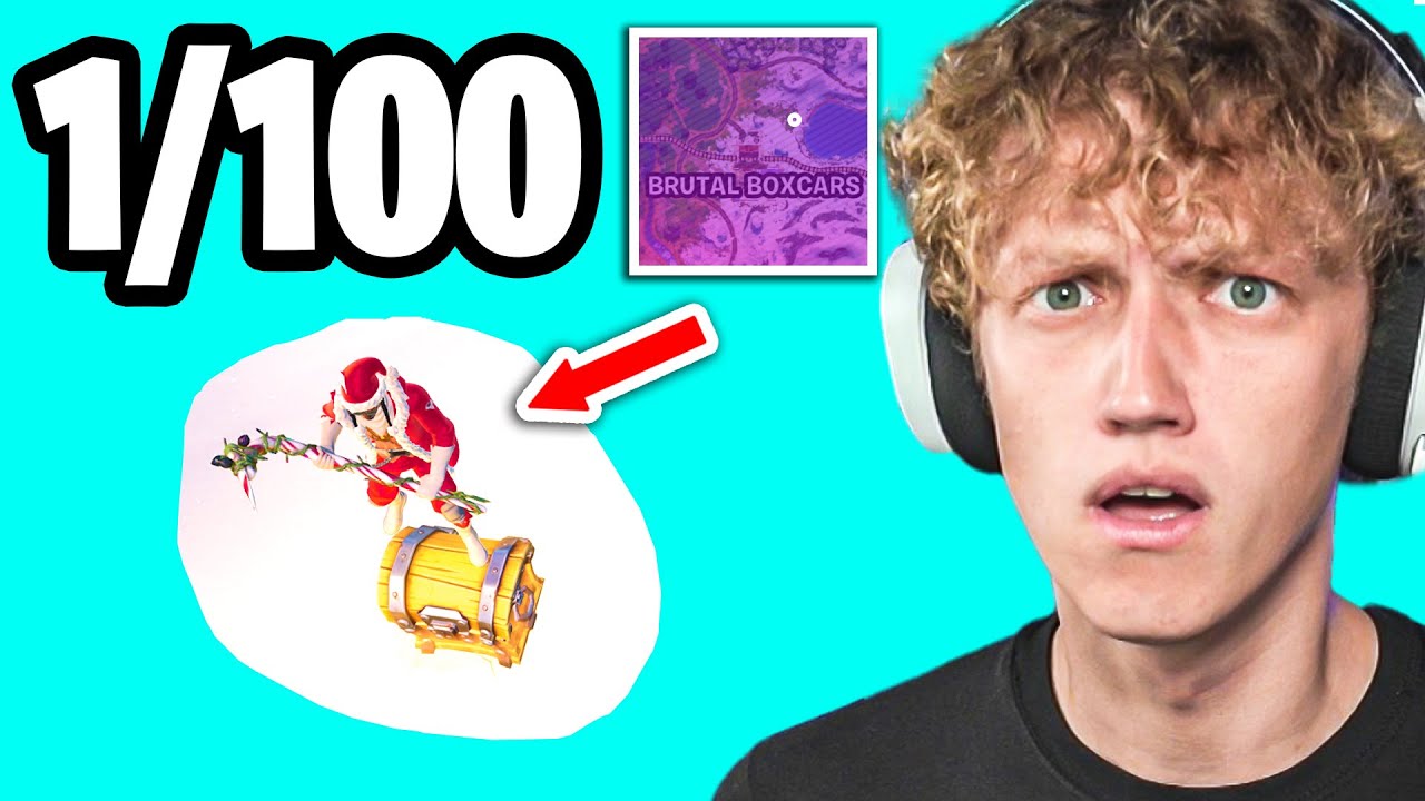 100 Players STAY at ONE CHEST and let the STORM DECIDE WHO WINS...