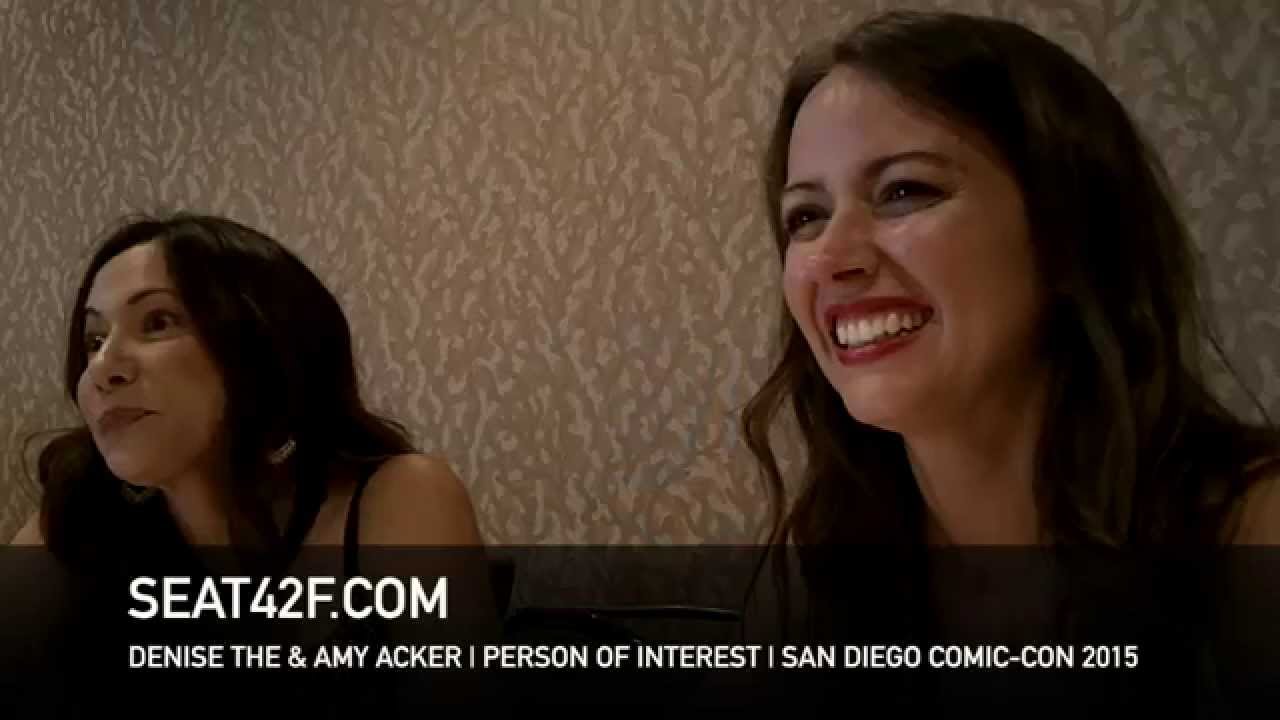Denise Thé & Amy Acker PERSON OF INTEREST Comic Con 2015 Interview