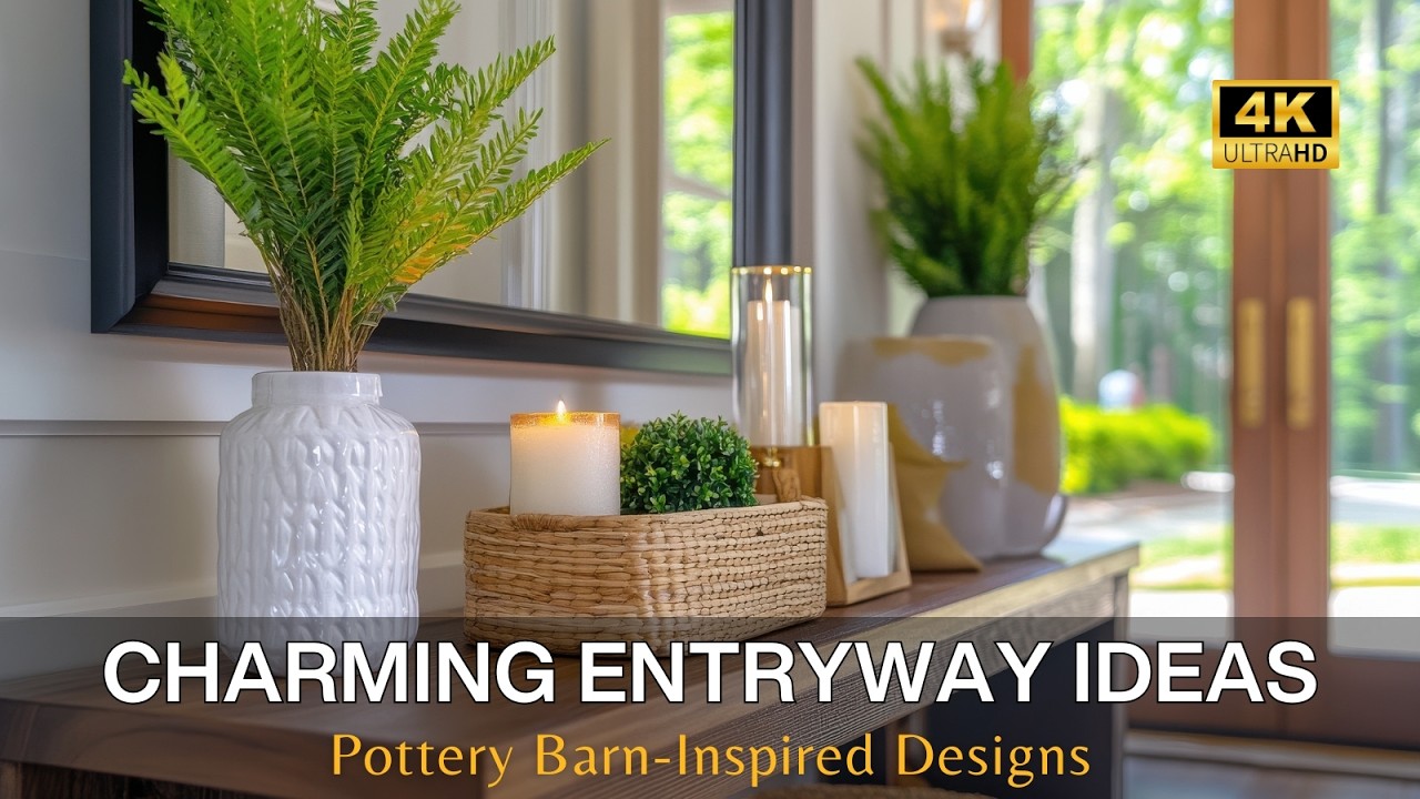Charming Entryway Ideas for Small Homes: Farmhouse Touches & Pottery Barn-Inspired Designs