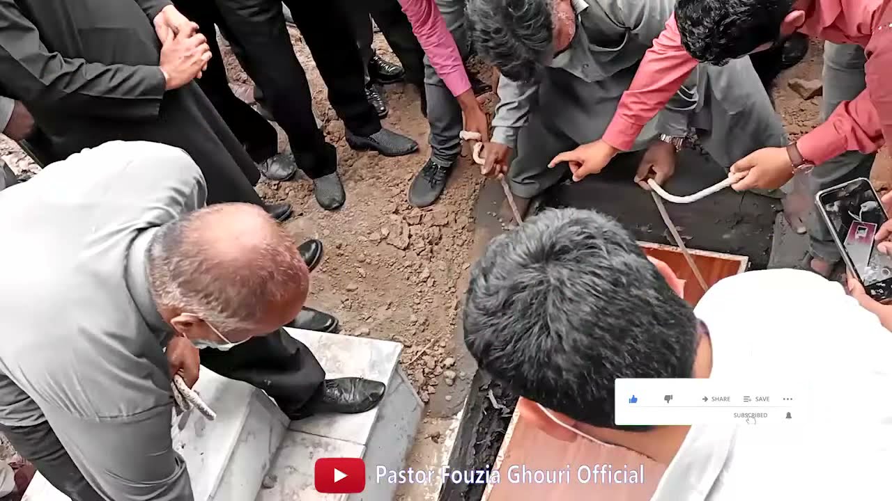 The Funeral ceremony Great Man of God pastor Yousaf Nawab held in nulkha press byterian.