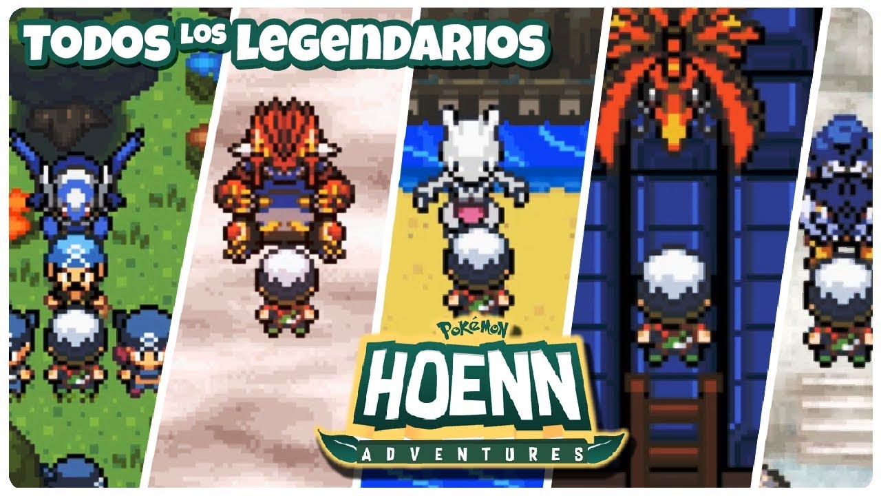 ⚠️ ¡Como atrapar a TODOS los POKÉMON LEGENDARIOS en POKÉMON HOENN ADVENTURES!