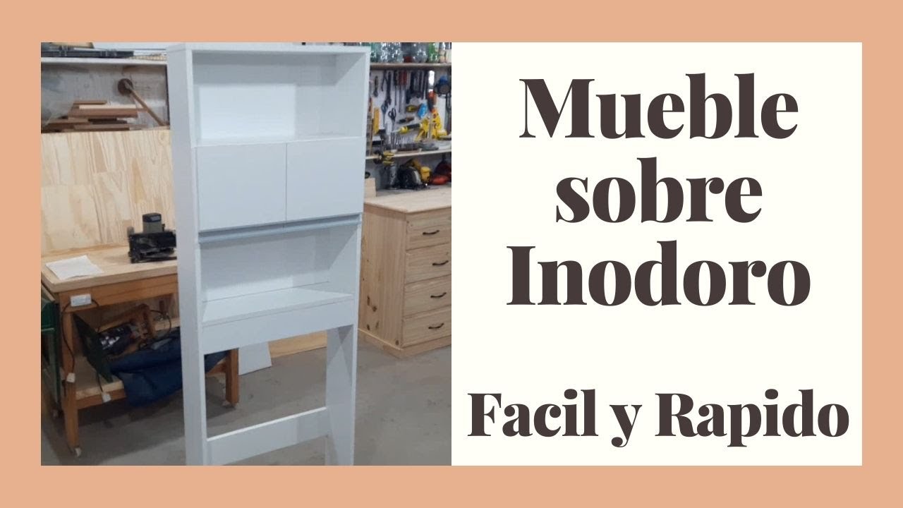 MUEBLE PARA BAÑO!!! ESTANTES SOBRE INODORO O WATER!!!😊😊🔨🔨