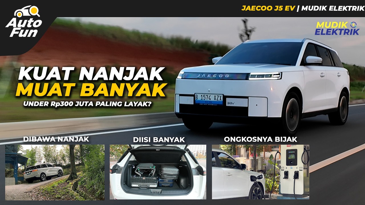 PAKAI JAECOO J5 BUAT MUDIK, BIAYA PER KILOMETERNYA GOKIL! | TEST DRIVE