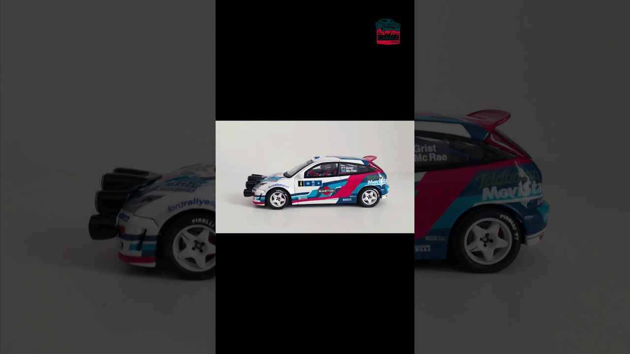 Scalextric 1/32 Ford Focus WRC Martini - Slot car Custom Paint Job